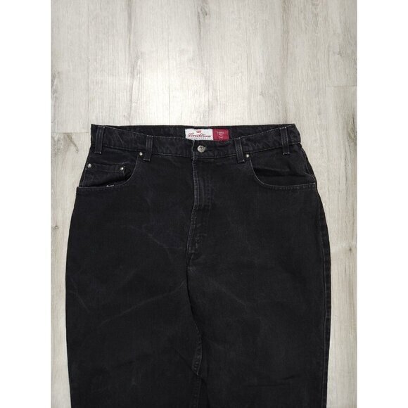 Vintage‎ Levis 545 Orange Tab Black Denim Loose Fit Jeans Mens 34x32 - Picture 5 of 10